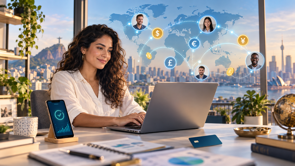cobrar a clientes del extranjero