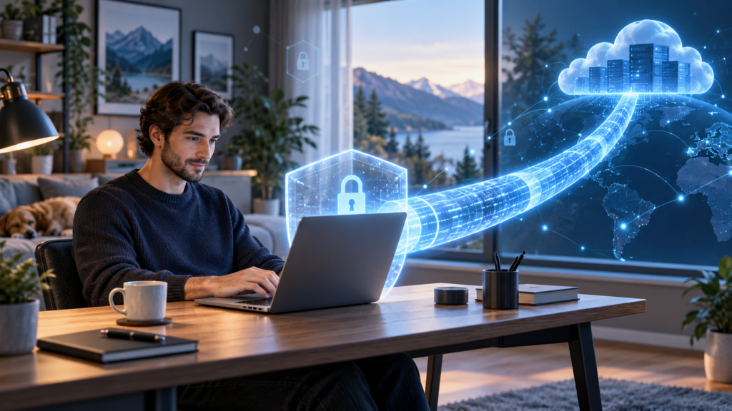 NordVPN y Ciberseguridad: Guía Esencial para el Trabajo Remoto 1 NordVPN para asegurar la ciberseguridad en el trabajo remoto